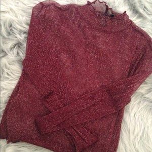 Long-Sleeved Sparkle Top {Forever 21}